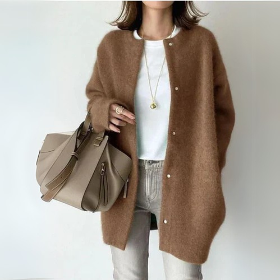 Lily - Wygodny Sweter Dzianinowy