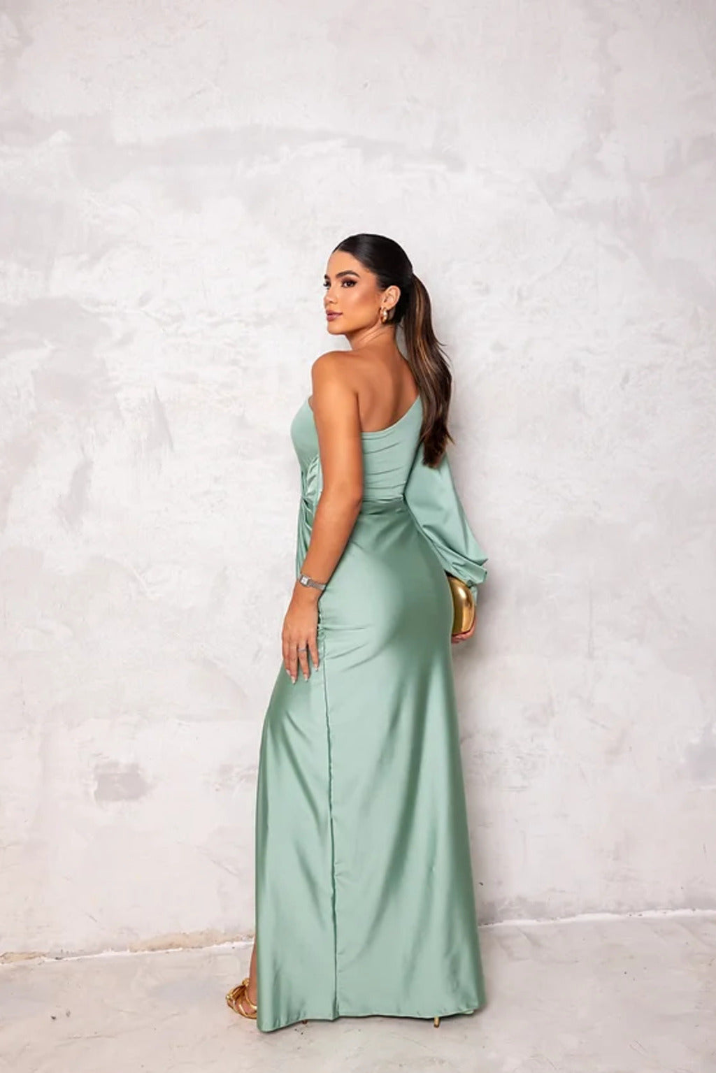 Milani - Ponadczasowa Elegancka Maxi Sukienka