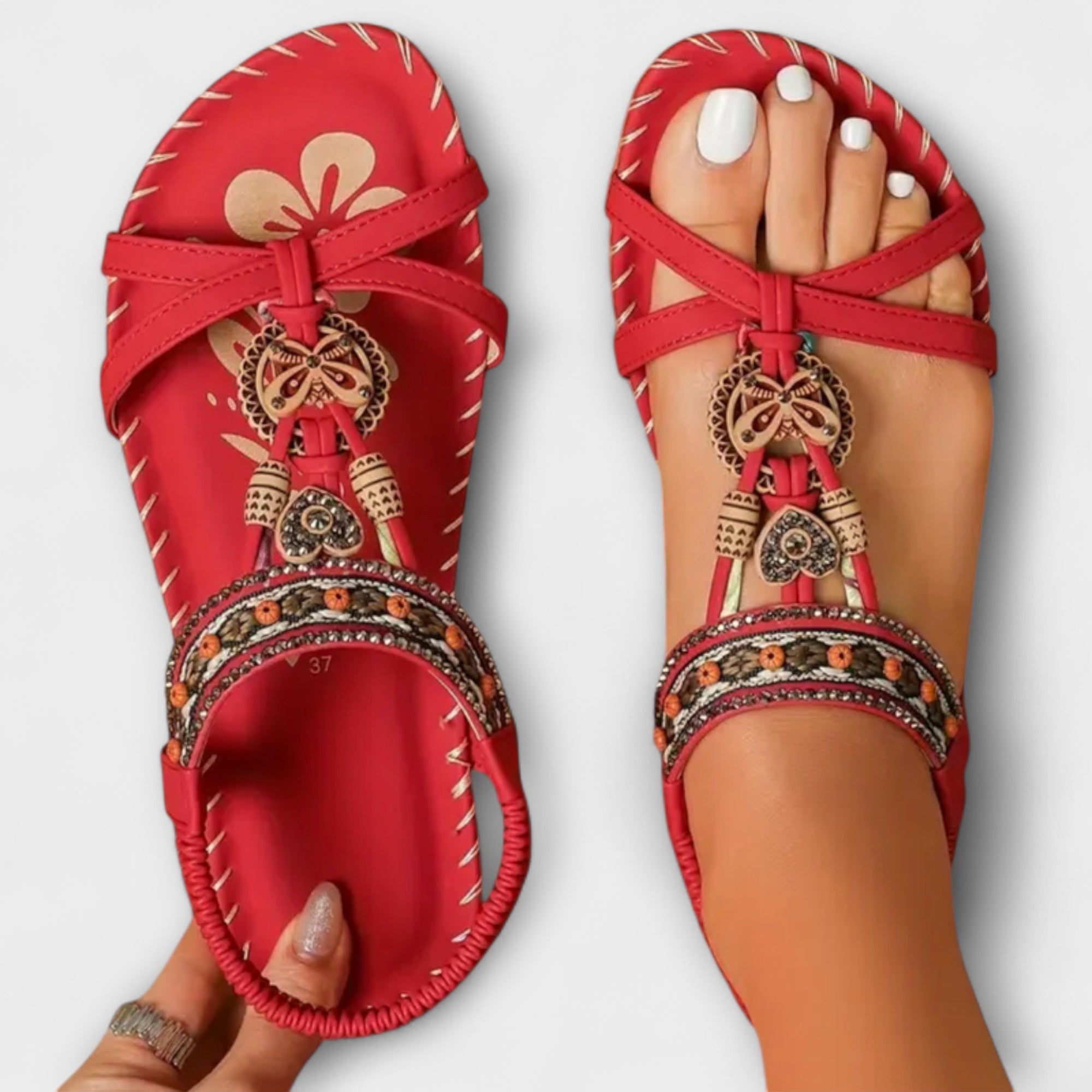 Claudia – Sandały ortopedyczne inspirowane Ibizą