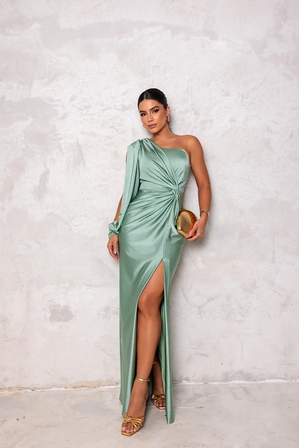 Milani - Ponadczasowa Elegancka Maxi Sukienka
