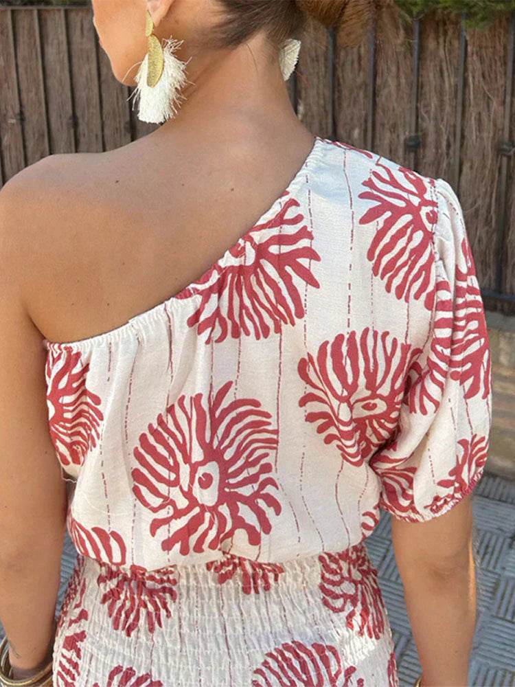 MARIBEL | Stylowa Sukienka Asymetryczna