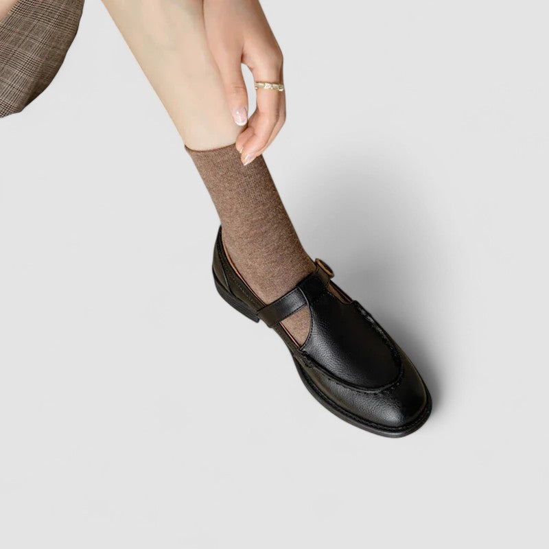 Avery™ – Ortopedyczne buty Mary Jane z kwadratowym noskiem