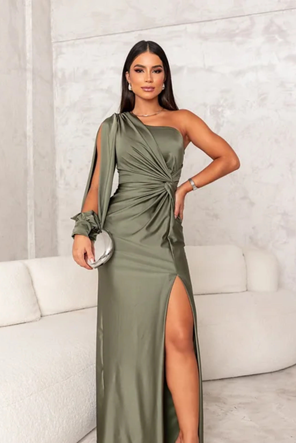 Milani - Ponadczasowa Elegancka Maxi Sukienka