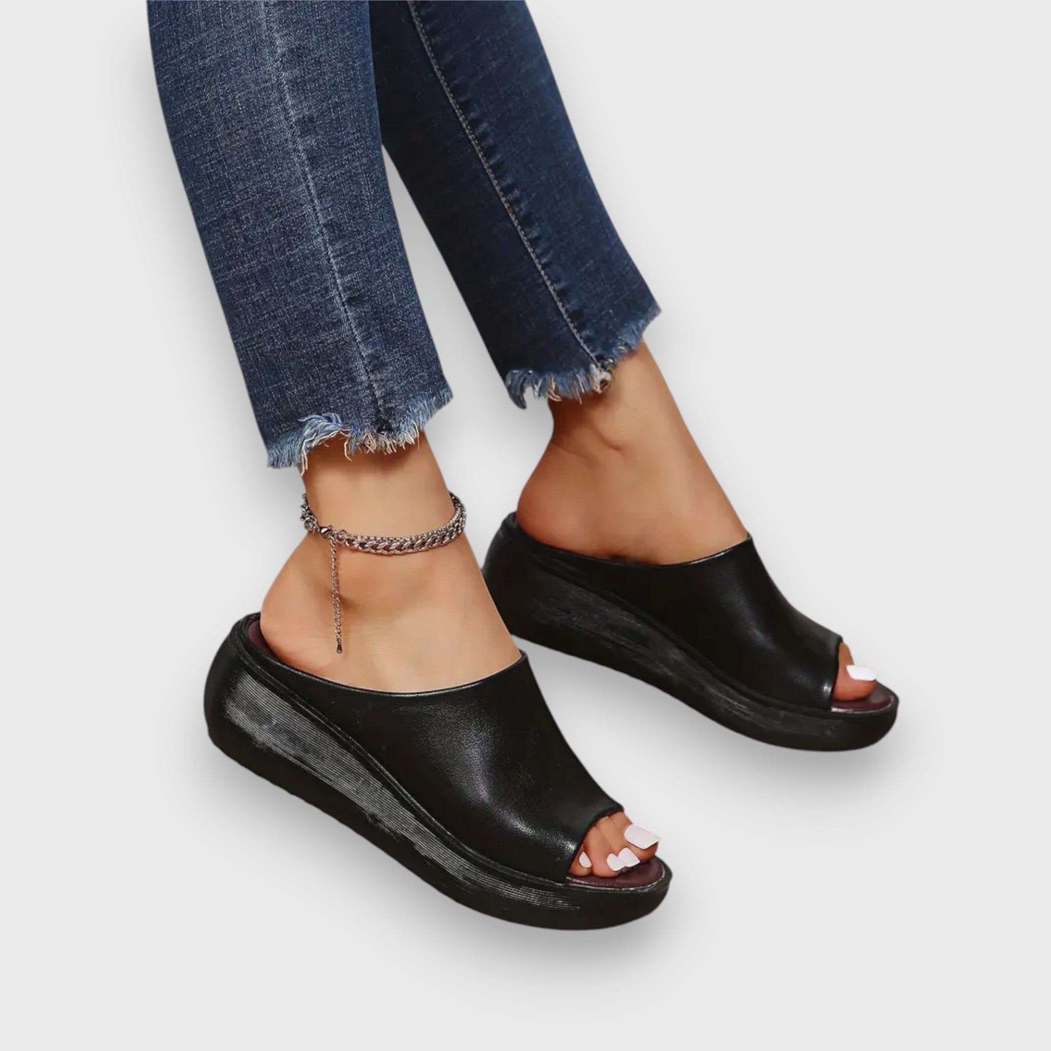 Amelie – Miękkie Sandały z Sztucznej Skóry