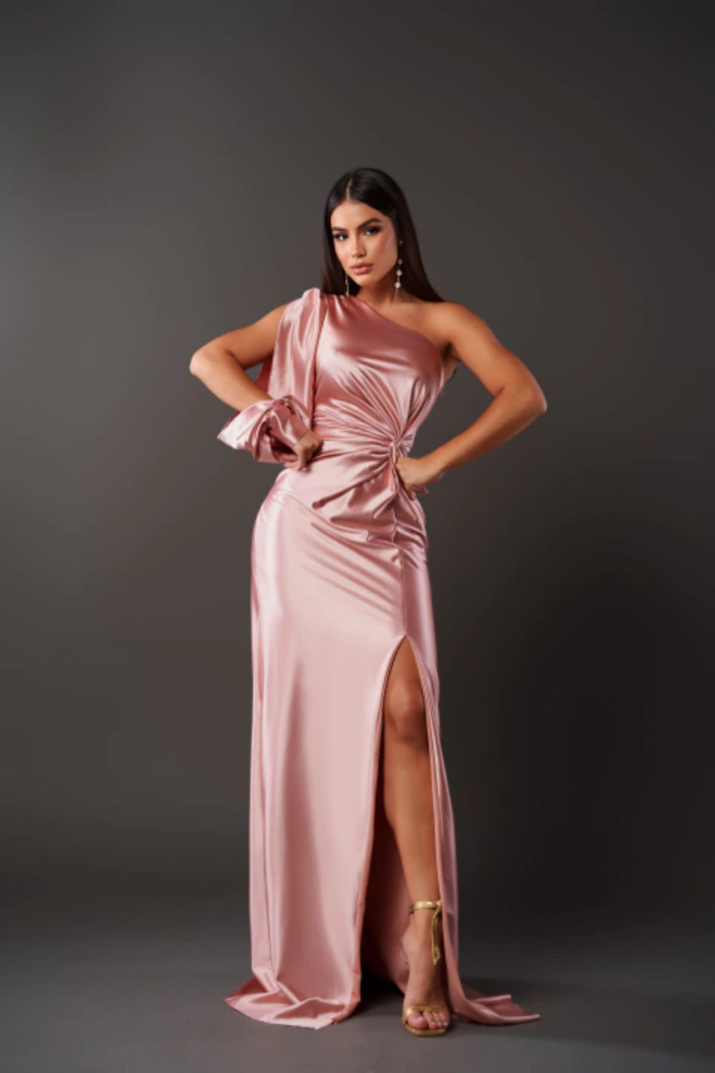 Milani - Ponadczasowa Elegancka Maxi Sukienka