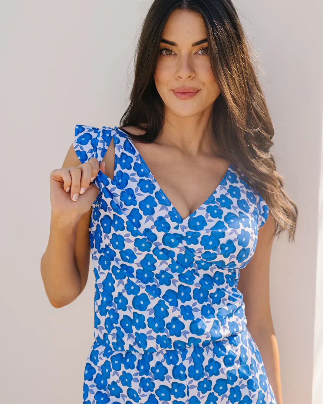 AGNIESZKA | Kostium kąpielowy z falbanami i wsparciem biustu