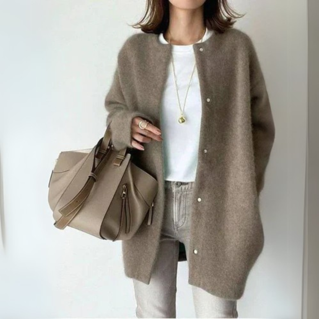 Lily - Wygodny Sweter Dzianinowy