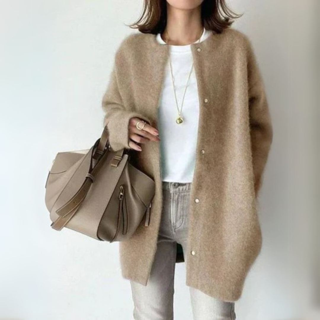 Lily - Wygodny Sweter Dzianinowy