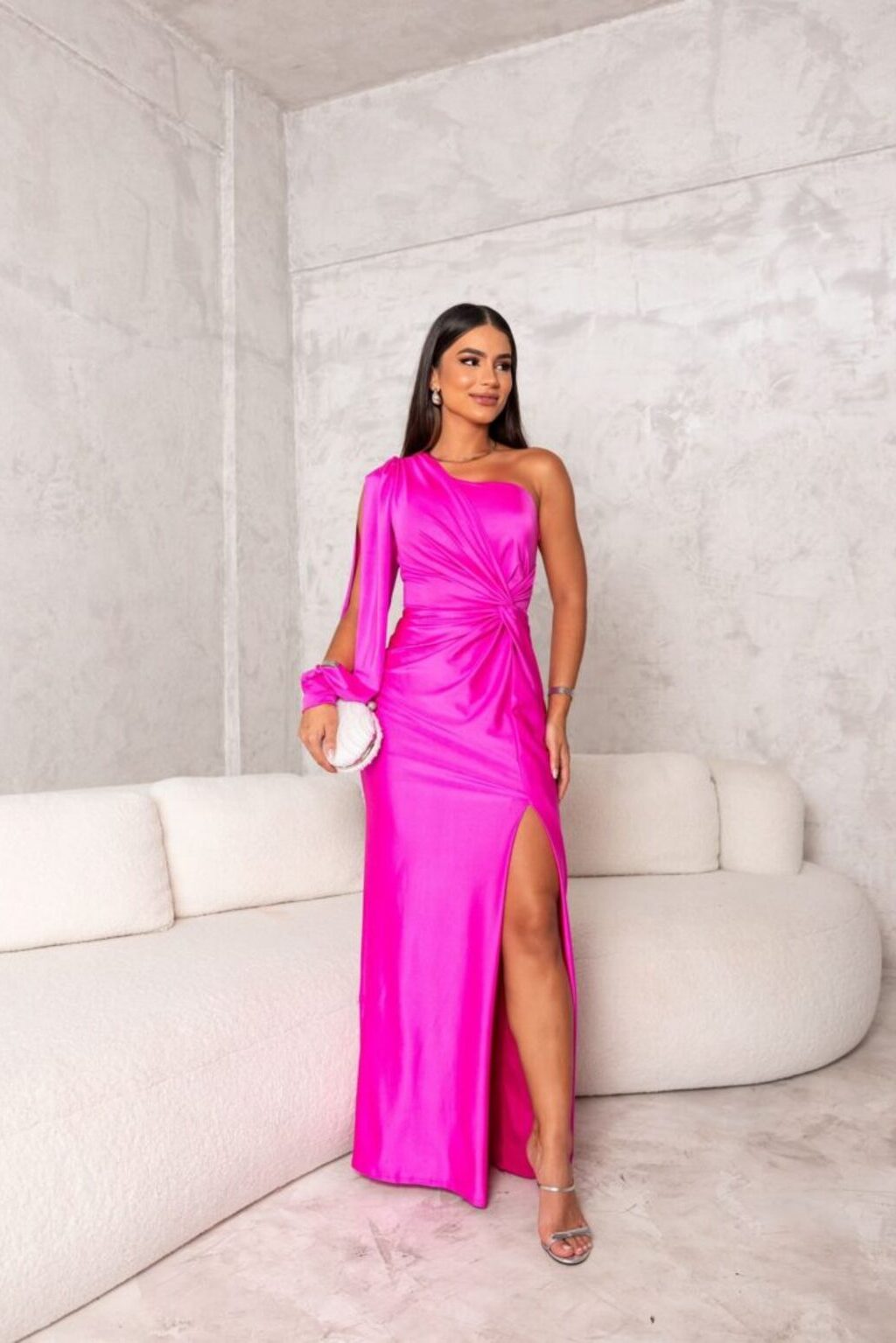 Milani - Ponadczasowa Elegancka Maxi Sukienka