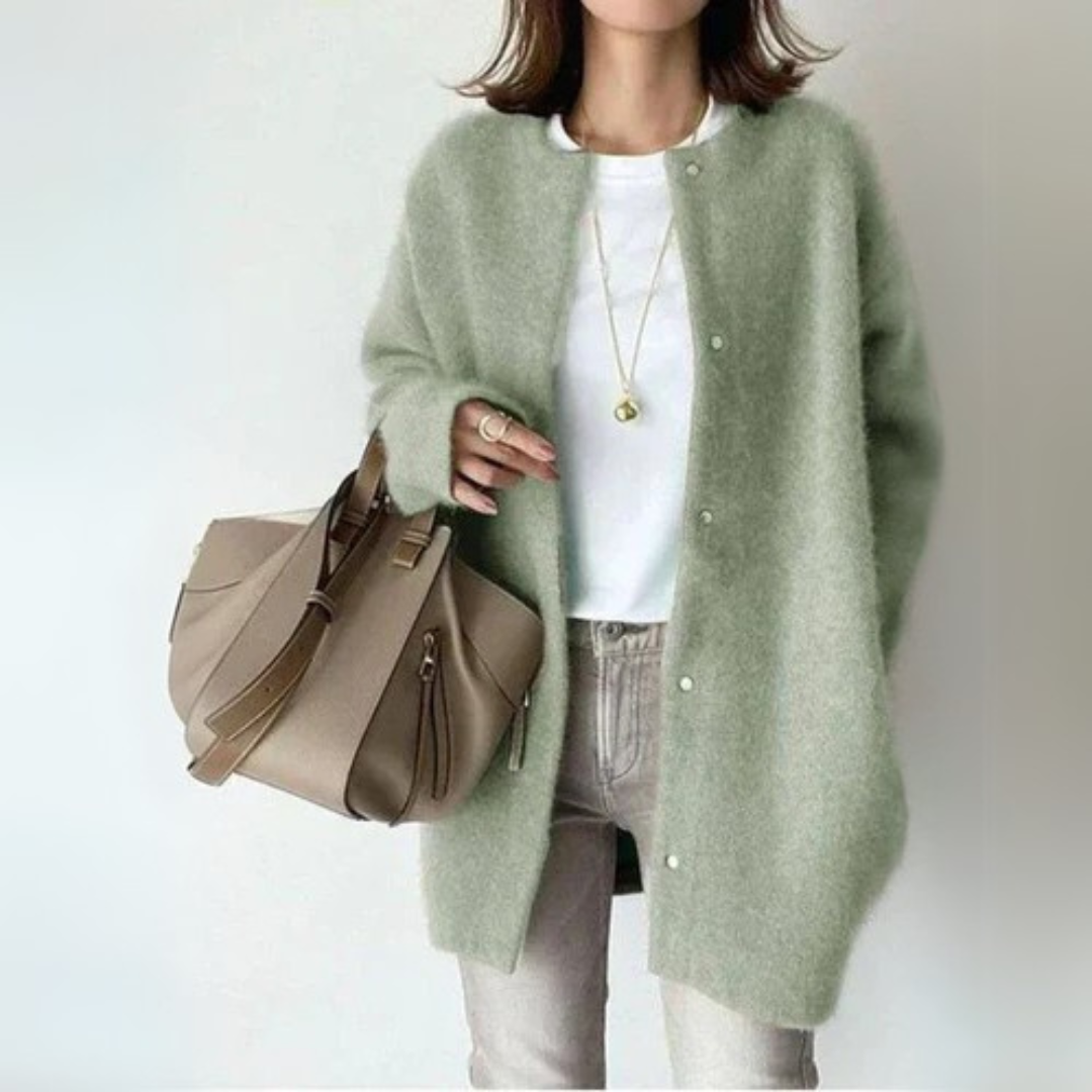 Lily - Wygodny Sweter Dzianinowy