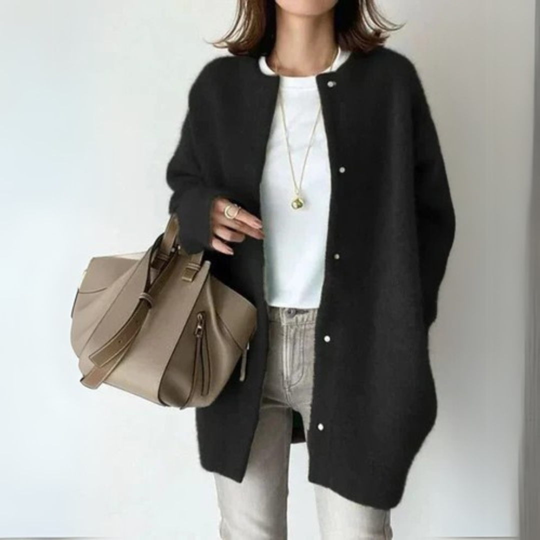 Lily - Wygodny Sweter Dzianinowy