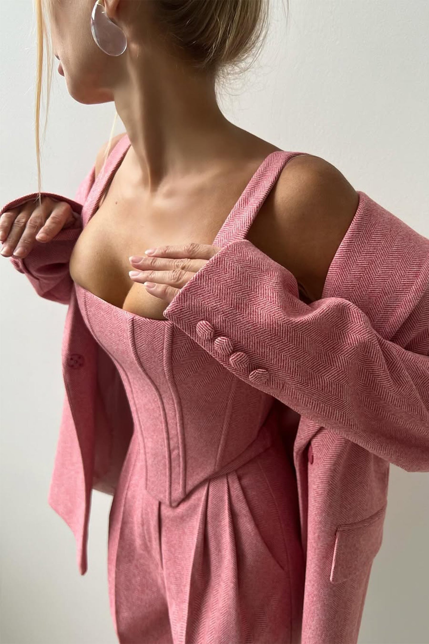 Dolce™ - Trzyczęściowy zestaw z podwójnym żakietem